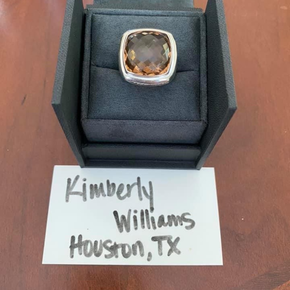 Rare 20 MM David Yurman Morganite Ring!!